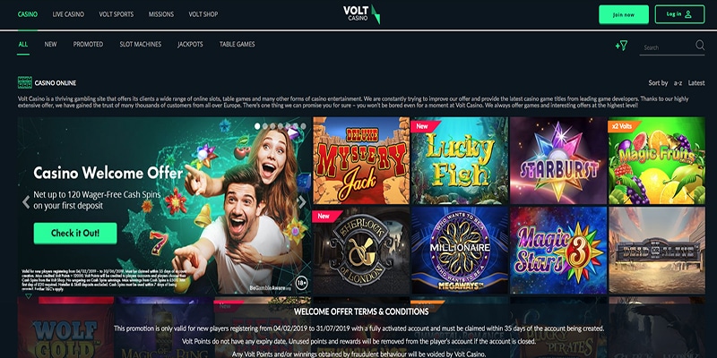 volt casino ervaring