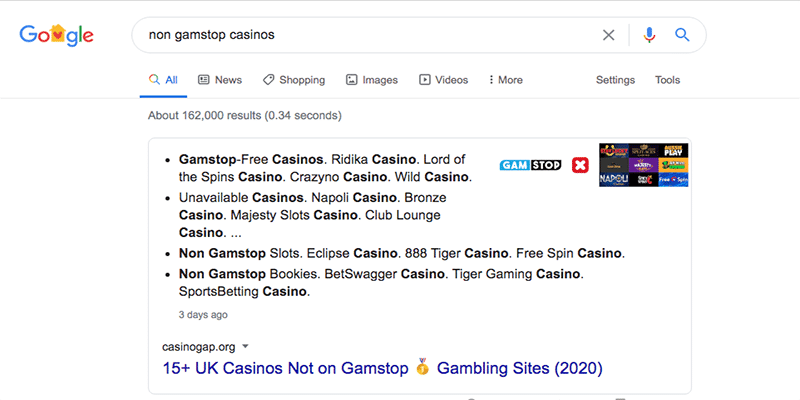 Non GamStop Casinos