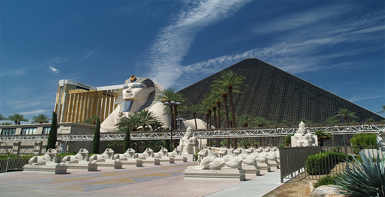 luxor hotel and casino show view