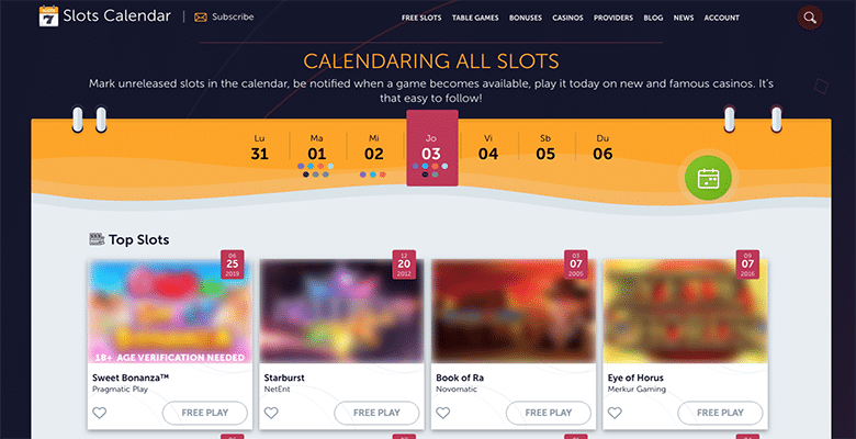 SlotsCalendar